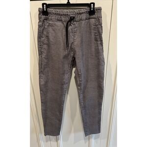 Bevy Flog Shely‎ Gray Snake Alligator Print Pull On Pants Size 30 Drawstring